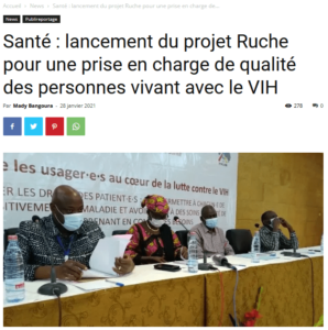 Santé : lancement du projet Ruche pour une prise en charge de qualité des personnes vivant avec le VIH