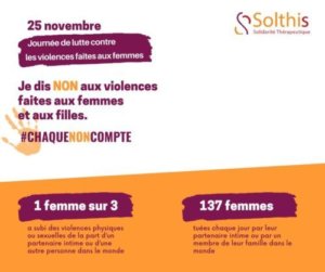 November 25th – International Day for the Elimination of Violence against Women.