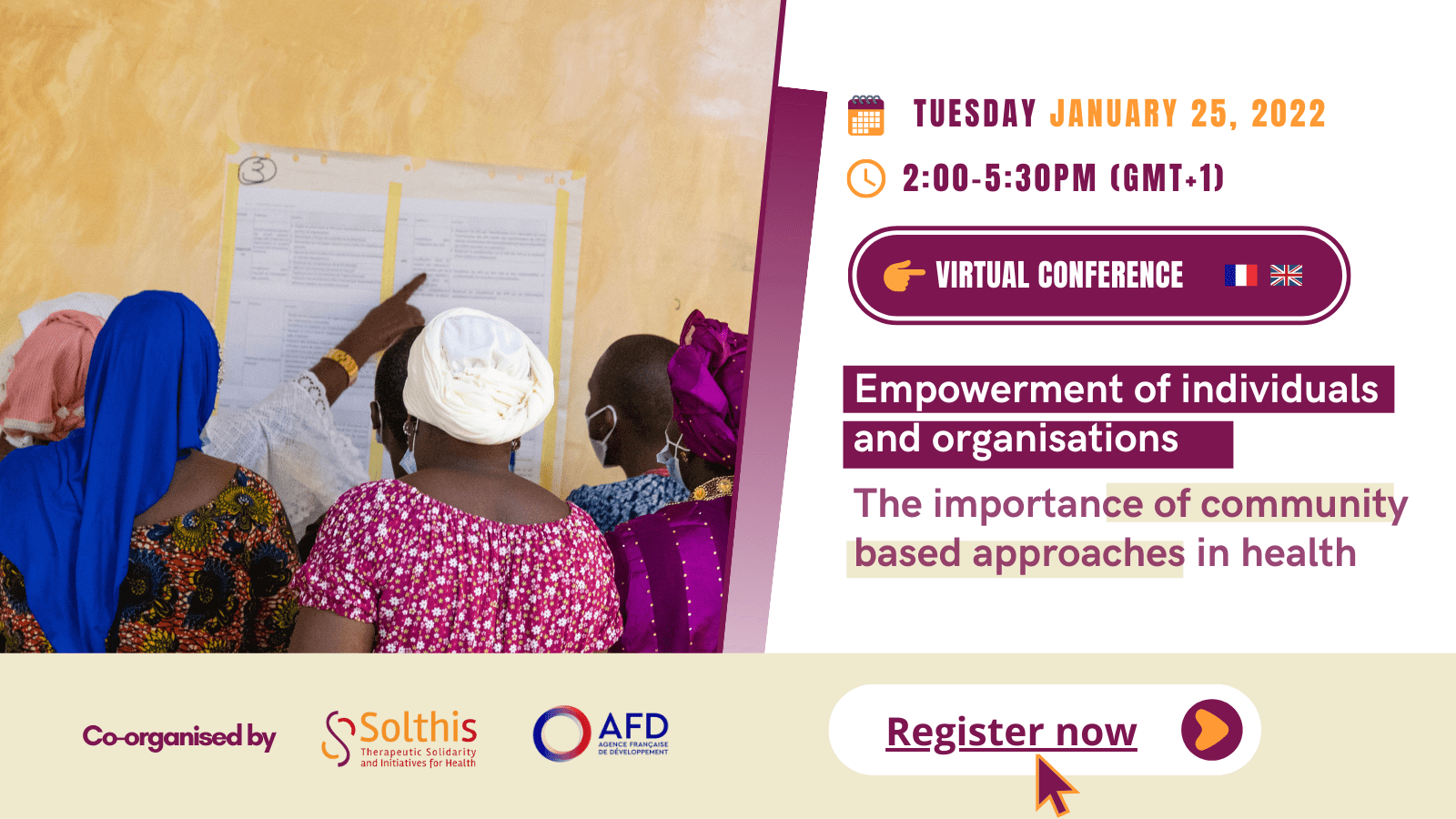 Virtual Conference: ” Empowerment of individuals and organisations : the importance of community-based approaches in health”