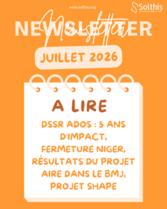 Newsletter de juillet